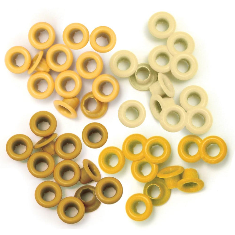 We R Memory Keepers Wide Eyelets Yellow Eyelets 415879
