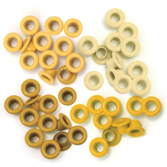 We R Memory Keepers Wide Eyelets Yellow Eyelets 415879