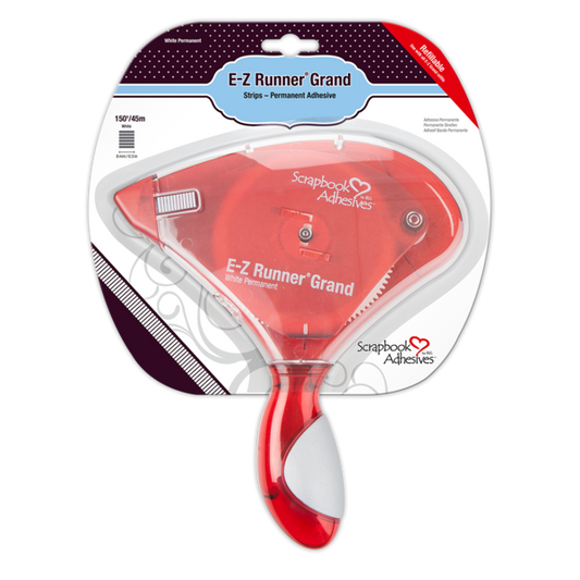 Scrapbook Adhesives E-Z Runner Grand White Permanent Refillable runner