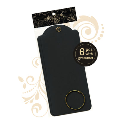 Graphic 45 Staples Large Tag Albums Black