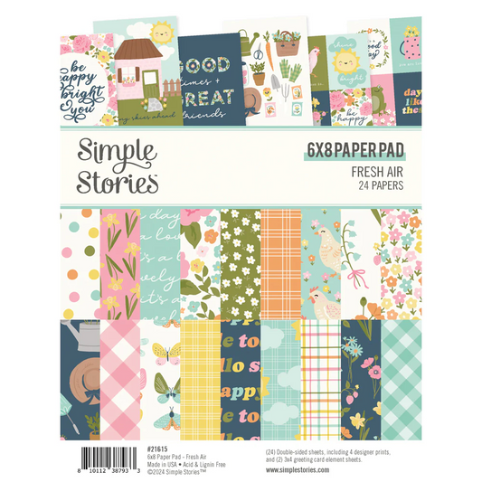 Simple Stories Fresh Air 6x8 Paper Pad