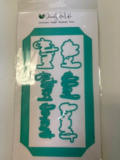 Journals for Life Stencil - Metal Die - 4x8 Dashboard Shaker Page Die