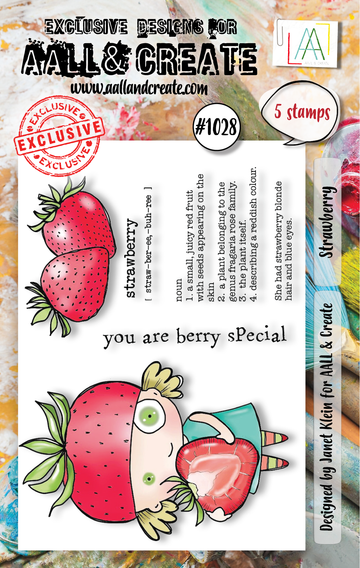 #1A2:A53028 - A7 Stamp Set - Strawberry