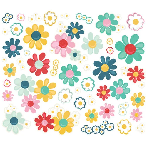 Simple Stories True Colors Floral Bits
