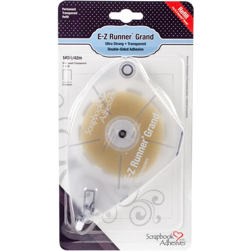 Scrapbook Adhesives E-Z Runner Grand Refill - White Permanent Strips