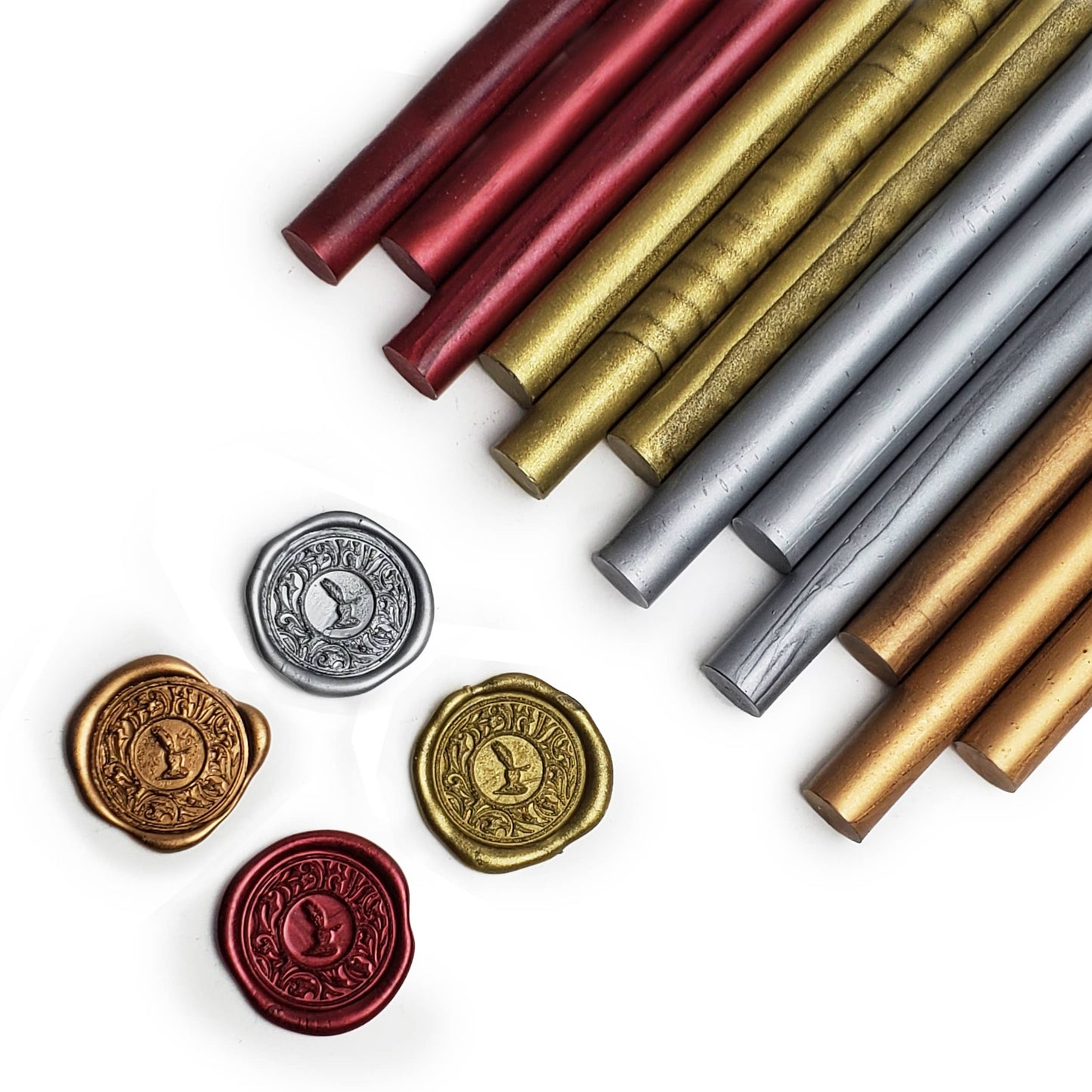 Freund Mayer & Co. - Glue Gun Premium Sealing Wax Assortment Pk of 12-multi color