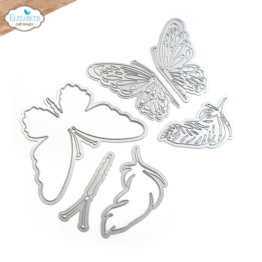 Elizabeth Craft Designs - Ornate Butterfly 2112