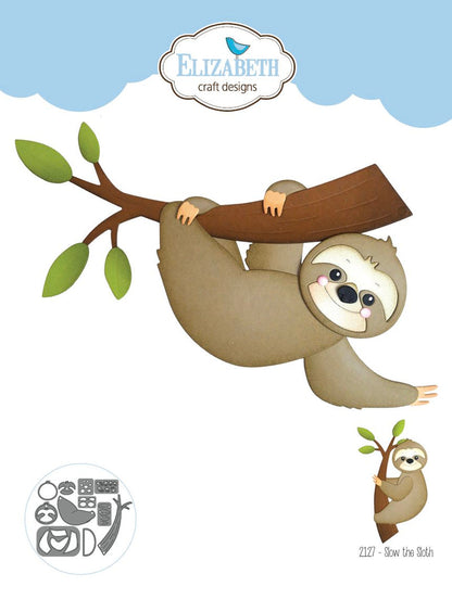 Elizabeth Craft Designs Slow the Sloth Die Cuts