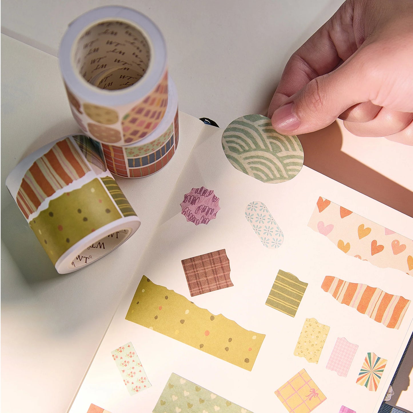 Washi Tape Store - Pre-cut Heritage Snippets Script Tape Set #2