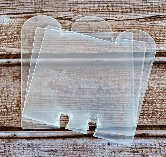 Clear Scraps Rounded Tab Acrylic Dividers 3pk