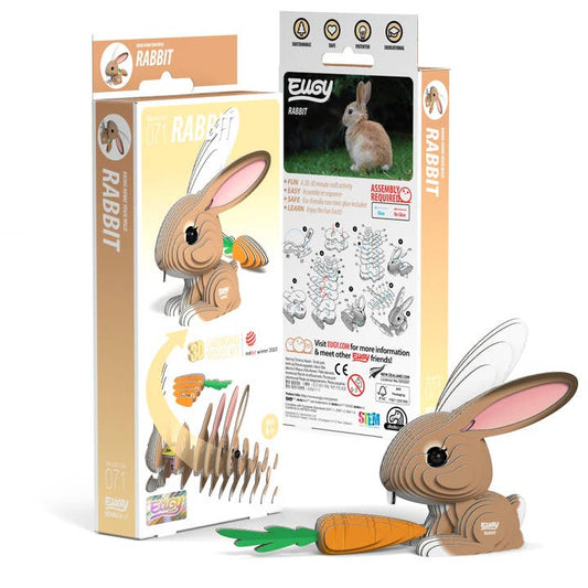 Safari Ltd. - EUGY Rabbit 3D Puzzle