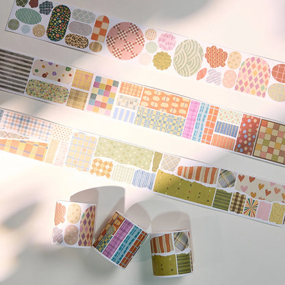 Washi Tape Store - Pre-cut Heritage Snippets Script Tape Set #3