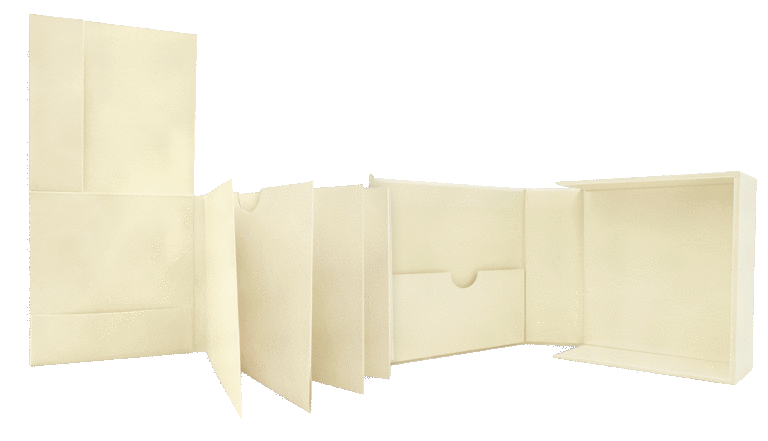 Graphic 45 Staples Ivory Album In A Box 5.5 X 5.5 X2