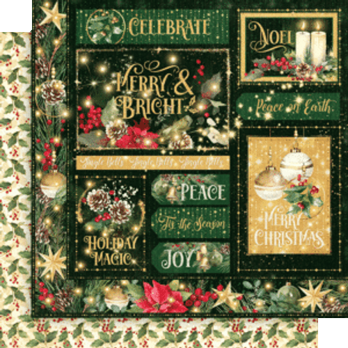 Graphic 45 Merry & Bright Merry & Bright Sheet