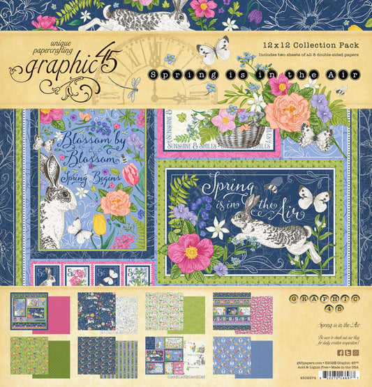 Graphic 45 Spring Is In The Air 12X12 Collection Pack