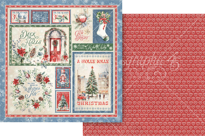 Graphic 45 Deck The Halls 12X12 Collection Pack