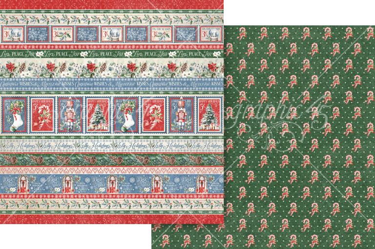 Graphic 45 Deck The Halls 12X12 Collection Pack