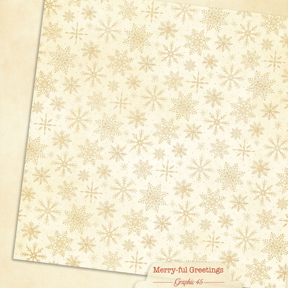 Winter White Patterns & Solids 12×12 Paper
