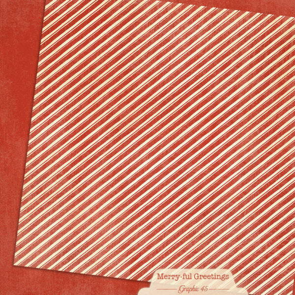 Candy Cane Red Patterns & Solids 12×12 Paper