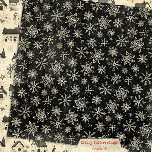 Winter Snowflakes 12×12 Paper