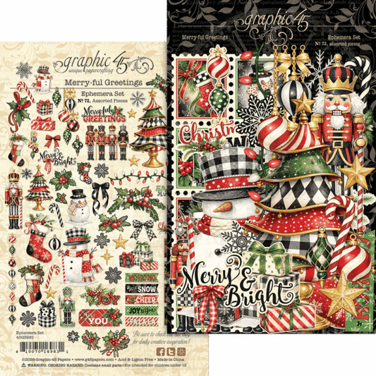 Merry-ful Greetings Ephemera Set