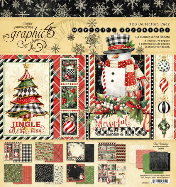 Merry-ful Greetings 8×8 Collection Pack