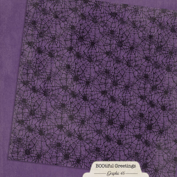 Potion Purple Patterns & Solids 12×12 Paper
