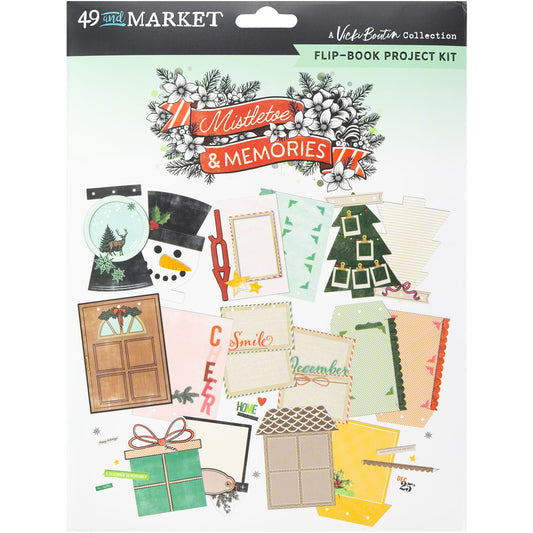 49 & Market Mistletoes & Memories Flip Book Kit