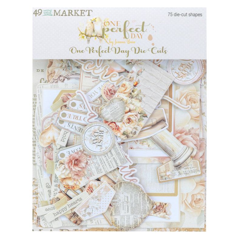49th and Market One Perfect Day Die Cuts 75 die cut shapes - OFD30945