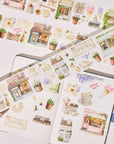 Washi Tape Store - Pre-cut Spring Café Wide PET Tape