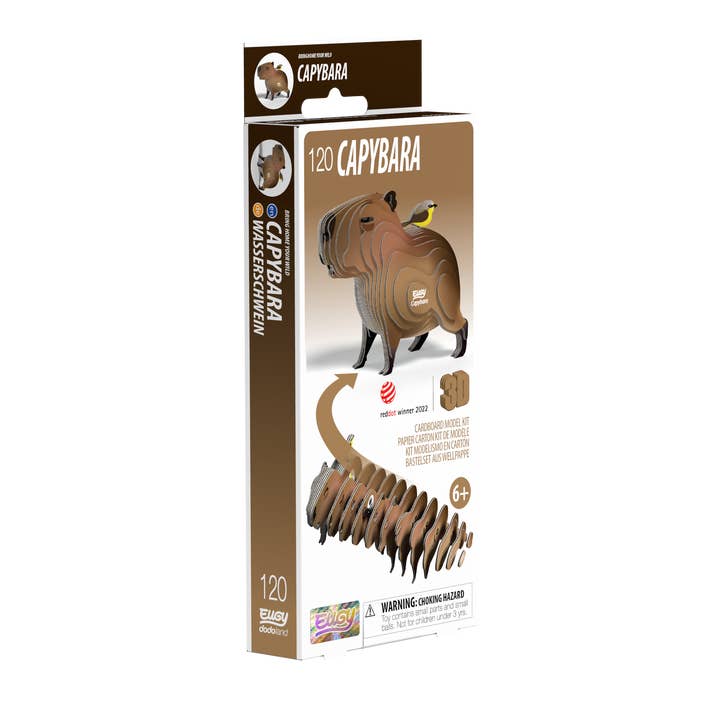 Safari Ltd. - EUGY Capybara 3D Puzzle