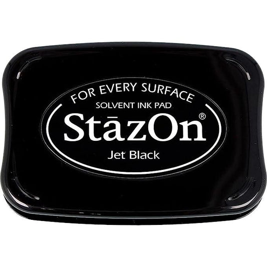 StazOn Solvent Ink Pad Jet Black - SZ000031