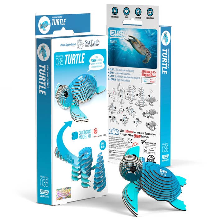 Safari Ltd. - EUGY Turtle 3D Puzzle