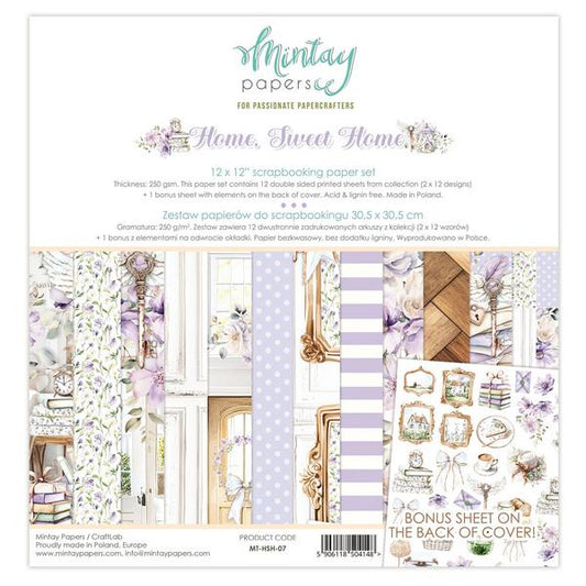 Mintay Home Sweet Home 12x12 Paper Pack  12x12 Paper MTHSH07
