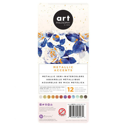 Prima Art Philosophy Metallic Watercolor Metallic Accents