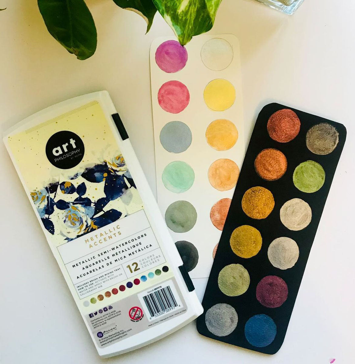 Prima Art Philosophy Metallic Watercolor Metallic Accents