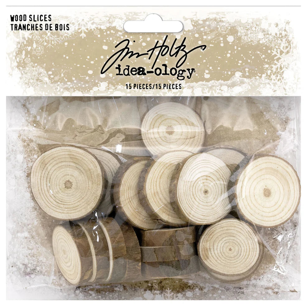Tim Holtz Idea-ology wood slices