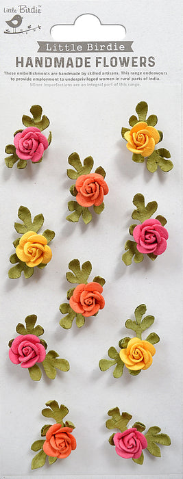 Petite Rose Paper Flowers from Little Birdie