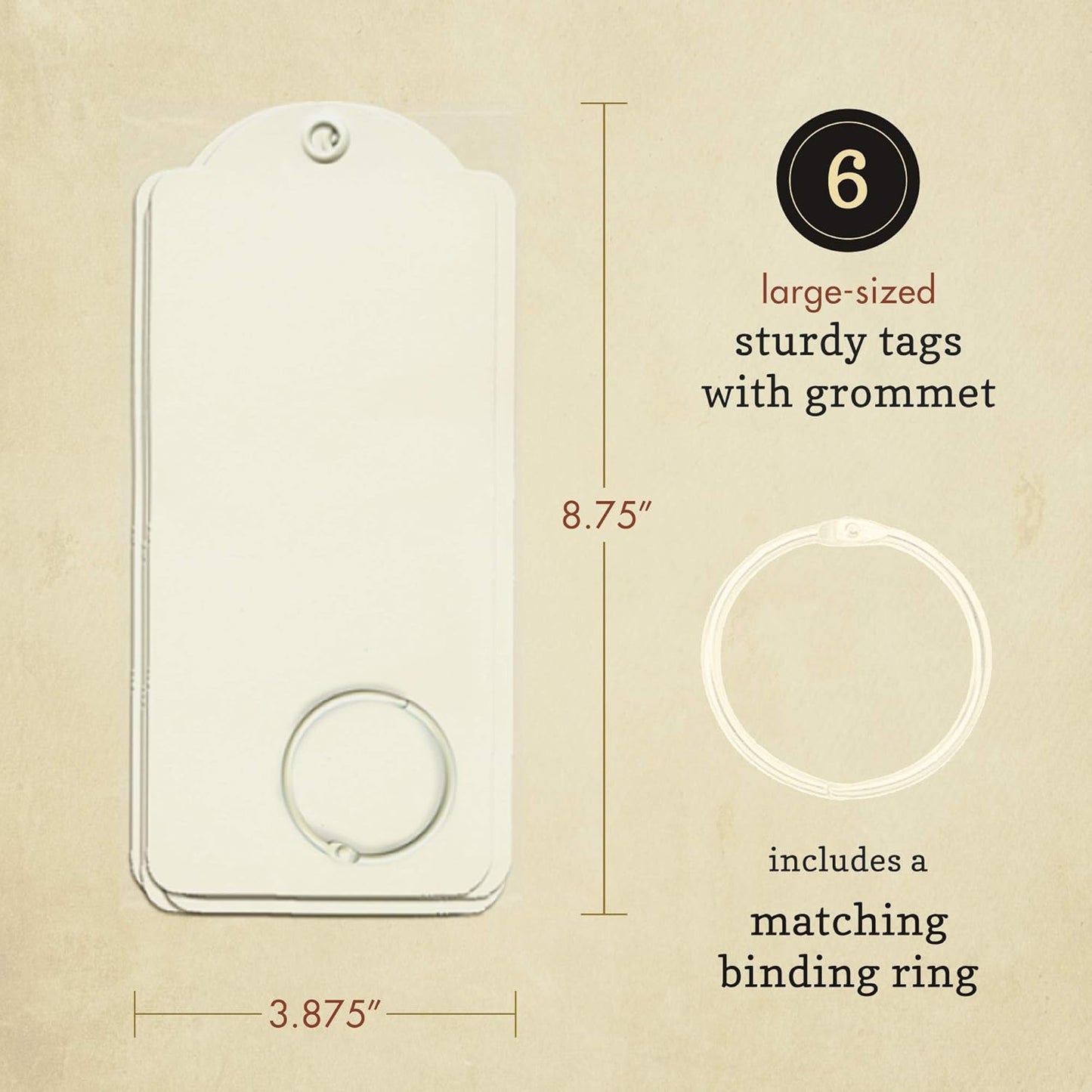 Graphic 45 Staples Large Tag Albums Black