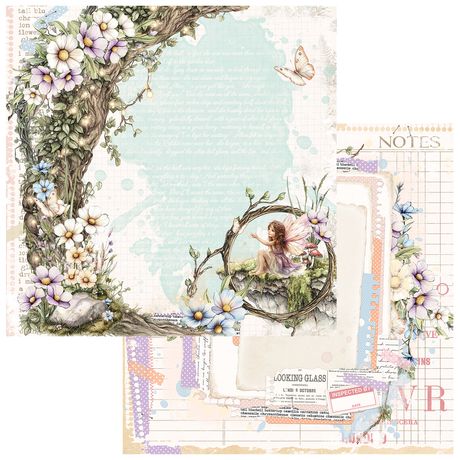 49 And Market LOOKING GLASS CARDSK - Fairy Hollow - 12x12-  JLG-34899