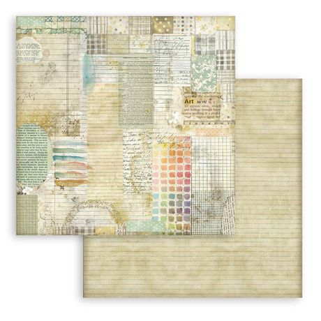 **PRE-ORDER ONLY**  Stamperia Daisy Art Double-Sided Cardstock 12x12 - Watercolor Pattern