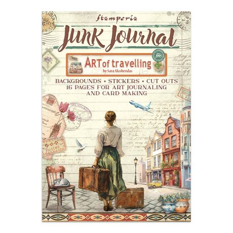 Stamperia ART OF TRAVEL Sticker Book