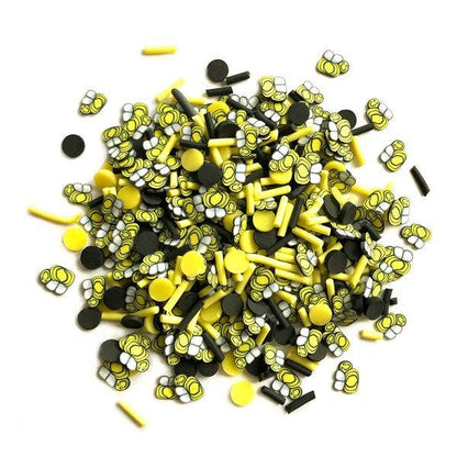 Buttons Galore & More - Bumble Bees Polymer Clay Craft Embellishments