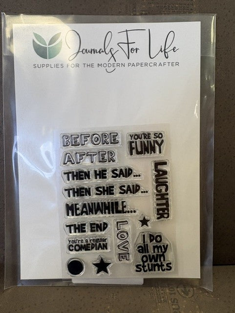 Journals for Life Clear Stamp Comic