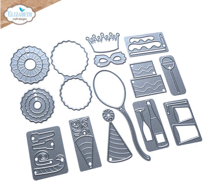 Elizabeth Craft Designs Party Time - 1978 Die Cuts