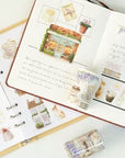Washi Tape Store - Pre-cut Spring Café Wide PET Tape