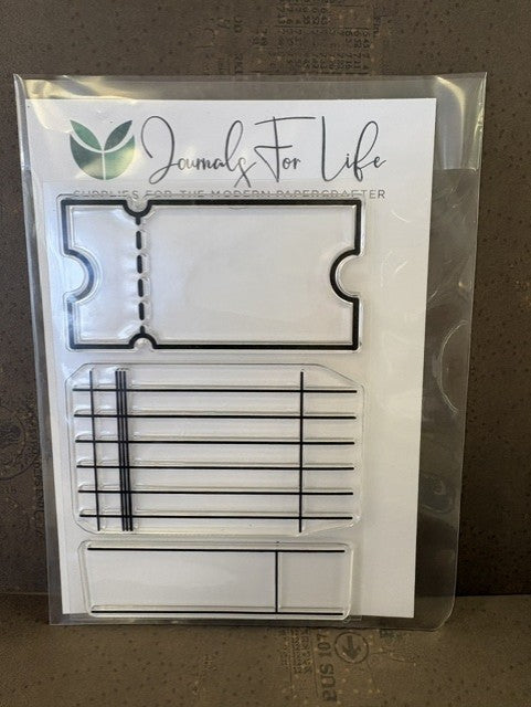 Journals for Life Clear Stamp Life Grids