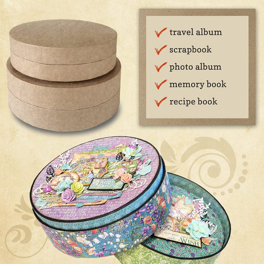 Graphic 45 Stacking Circle Box Set