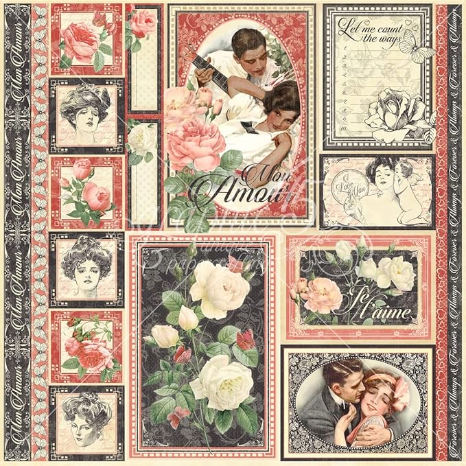 Graphic 45 Curiouser & Curiouser Rub-On Transfer Set