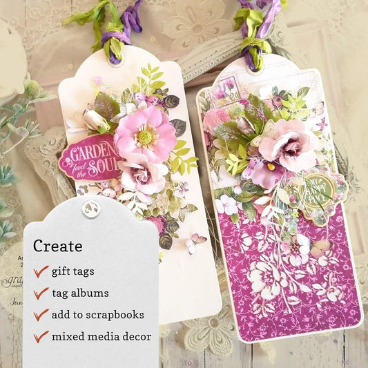 Graphic 45 Staples Large Tag Albums Black